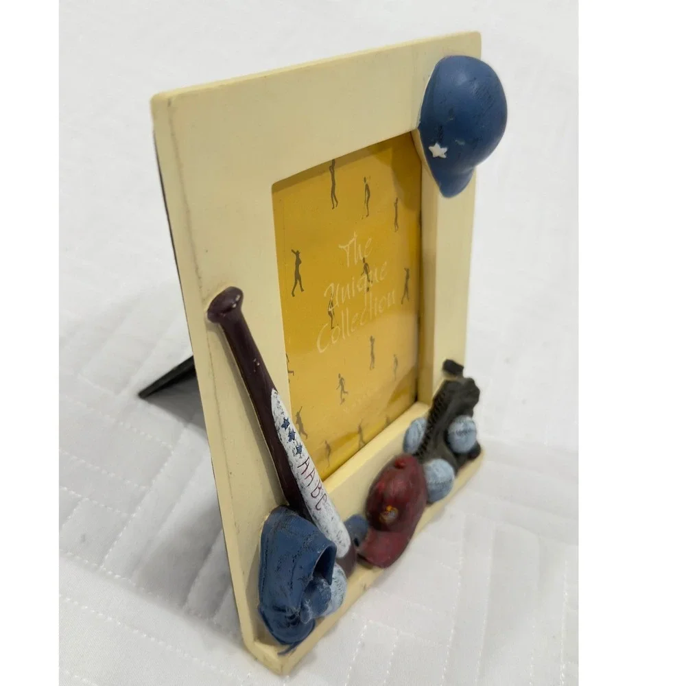 Vintage‎ Baseball 3D Resin Photo Frame The Unique Collection 90s Sports Decor